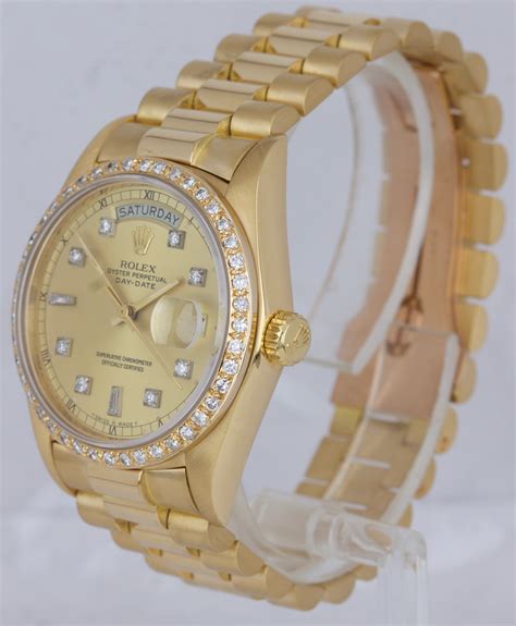 diamond encrusted presidential rolex|rolex presidential day date 36mm.